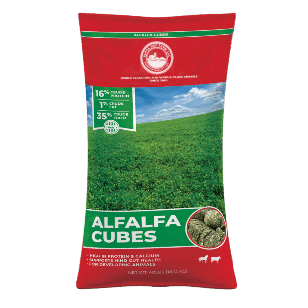 Buy Alpha Hay Farm Alfalfa Cubes 40 LB premium Bagged forage for sale near me