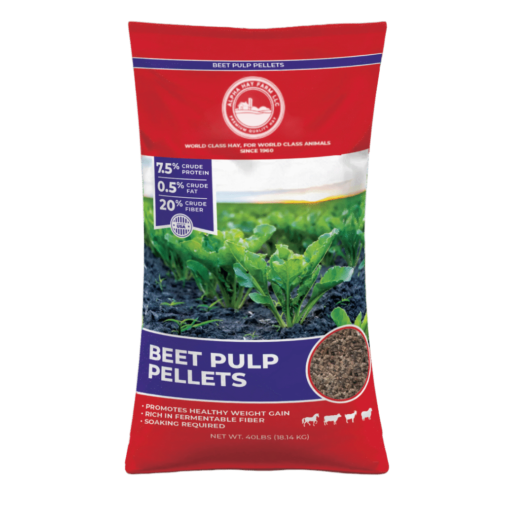 Buy Alpha Hay Farm Beet Pulp pellets 25 LB Bagged forage for sale